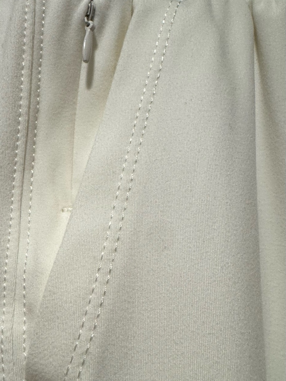 Rachel Zoe—S, Cream Sleeveless Hoodie & Jogger Set, Elastic Waist, Luxe Feel - Picture 14 of 14